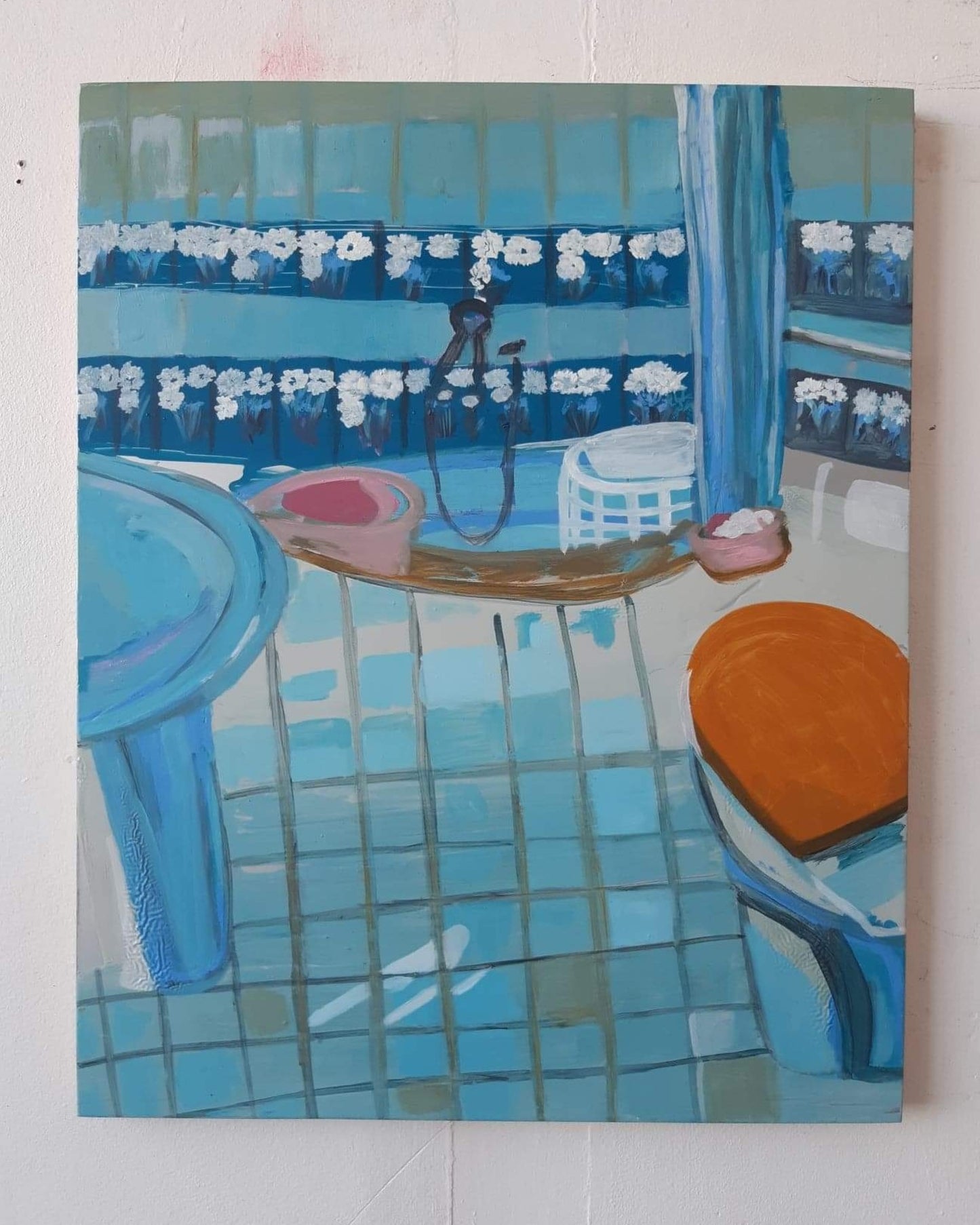 Blue Bathroom
